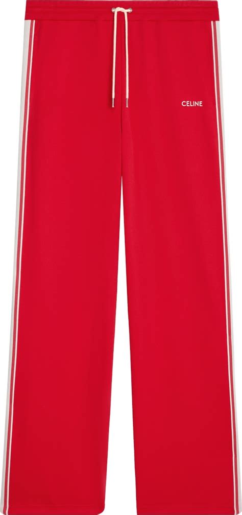 celine striped pants|Celine track pants.